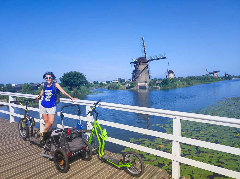 Kinderdjik aux Pays bas lors de road trip camping car