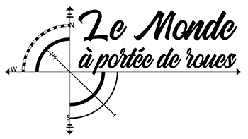 Logo Le Monde à portée de roues - blog de 2 vadrouilleuses