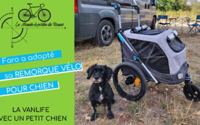 Poussette remorque vélo pour chien de Faro
