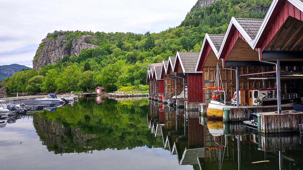 Fjord en Norvège - Fister