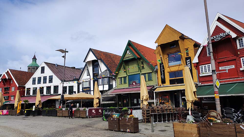 Stavanger centre en Norvège, belle petite ville