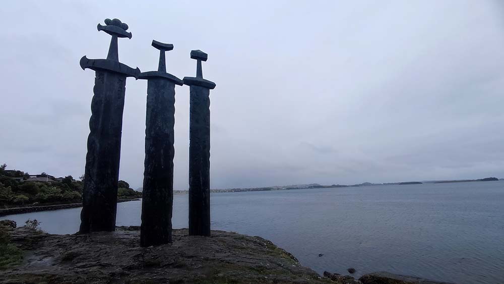 Les 3 épées de Stavanger en Norvège