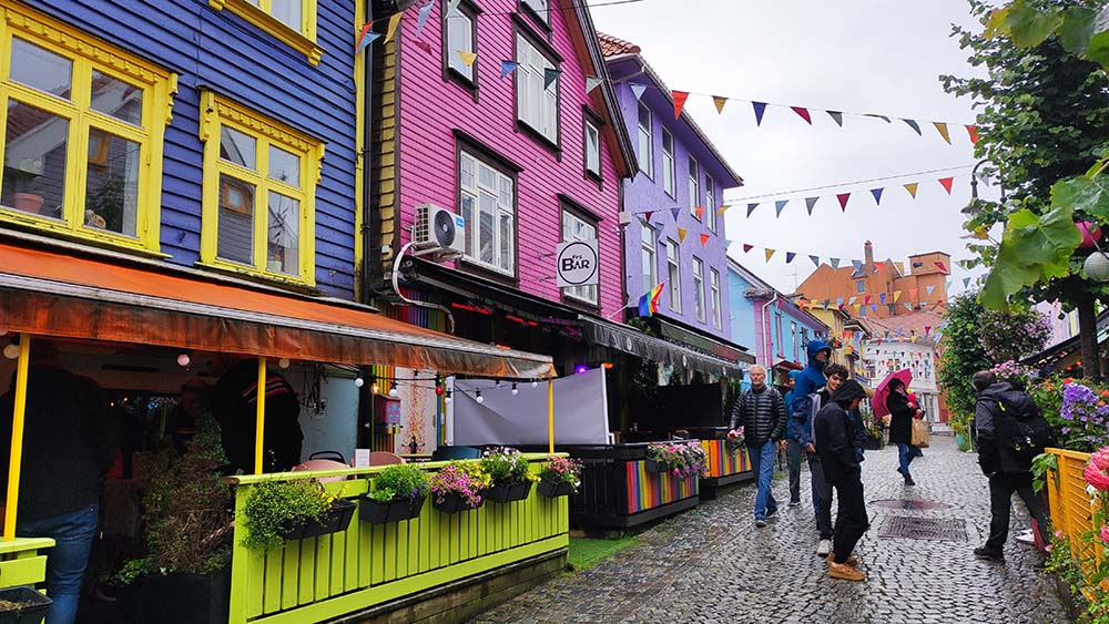 Stavanger centre en Norvège, belle petite ville