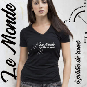 Tee-shirt Le Monde à Portée de Roues