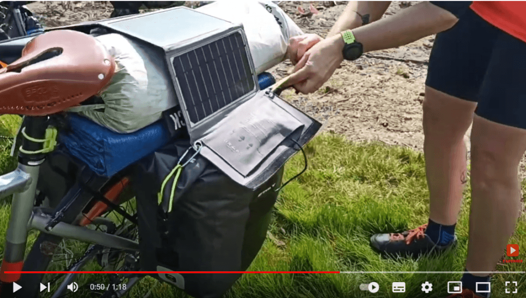 Autonomie électrique pour un road trip en vélo