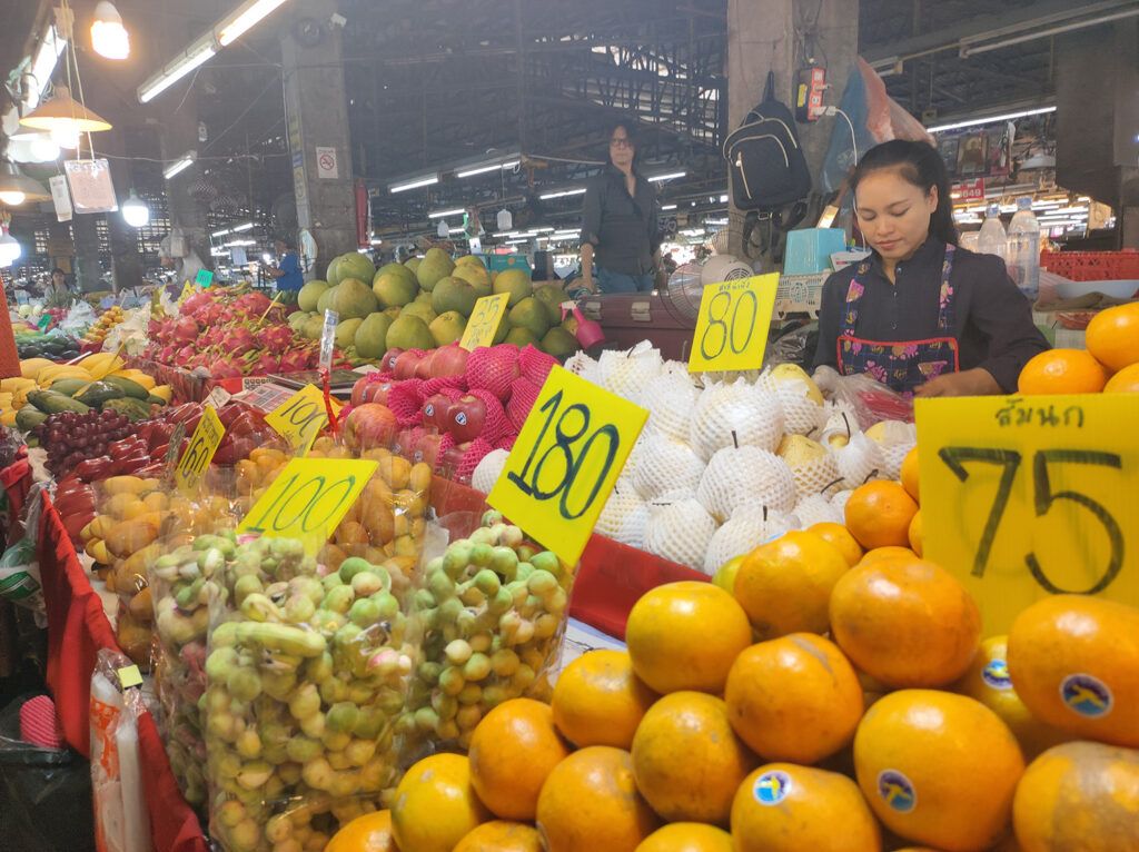 marché local de Ruamchok