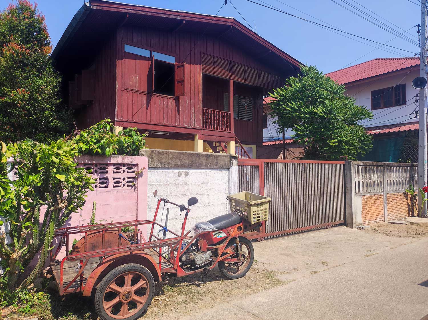 Maison en tek, Lampang