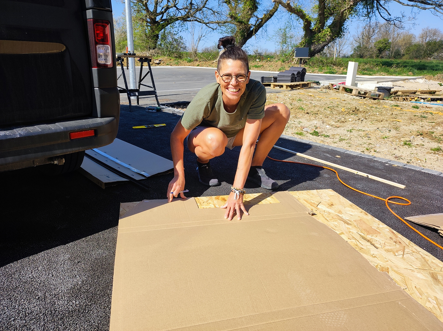 aménagement Trafic H1L1 - plancher en OSB