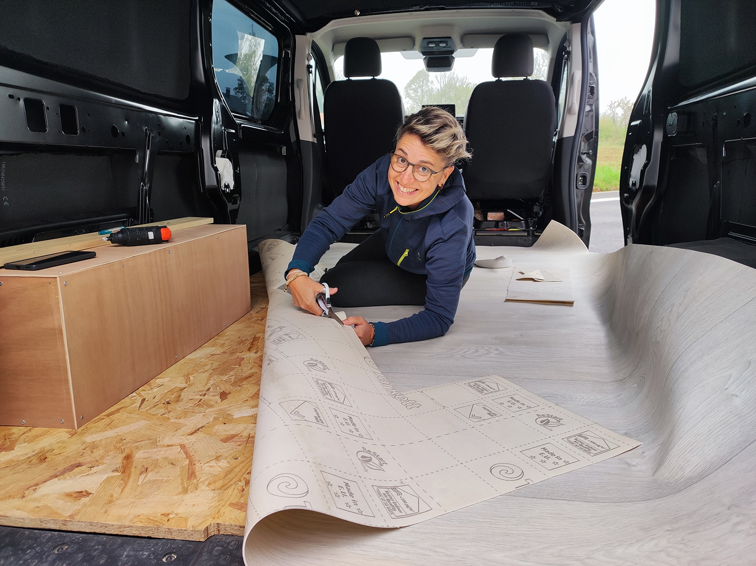 Pose du revêtement de sol Pose du revêtement de sol