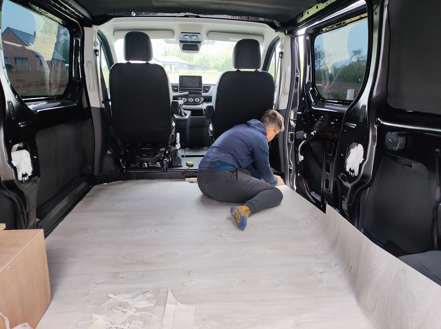 Pose du revêtement de sol Pose du revêtement de sol