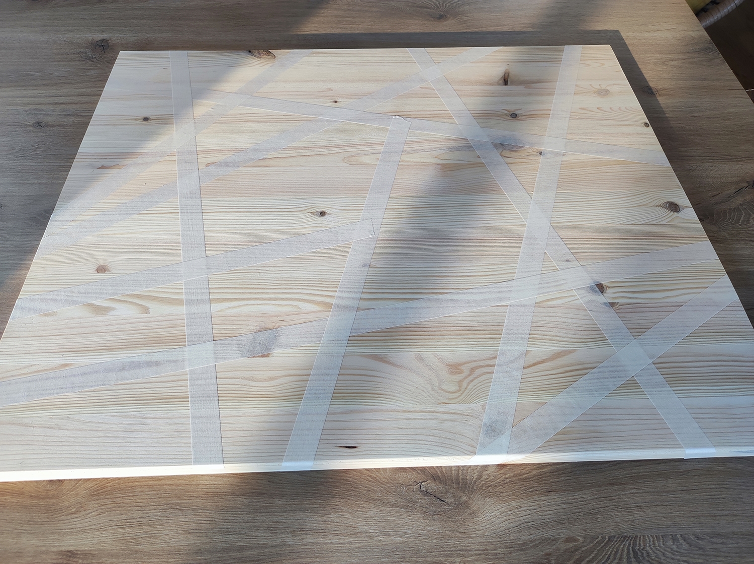 réalisation d'une table sur mesure