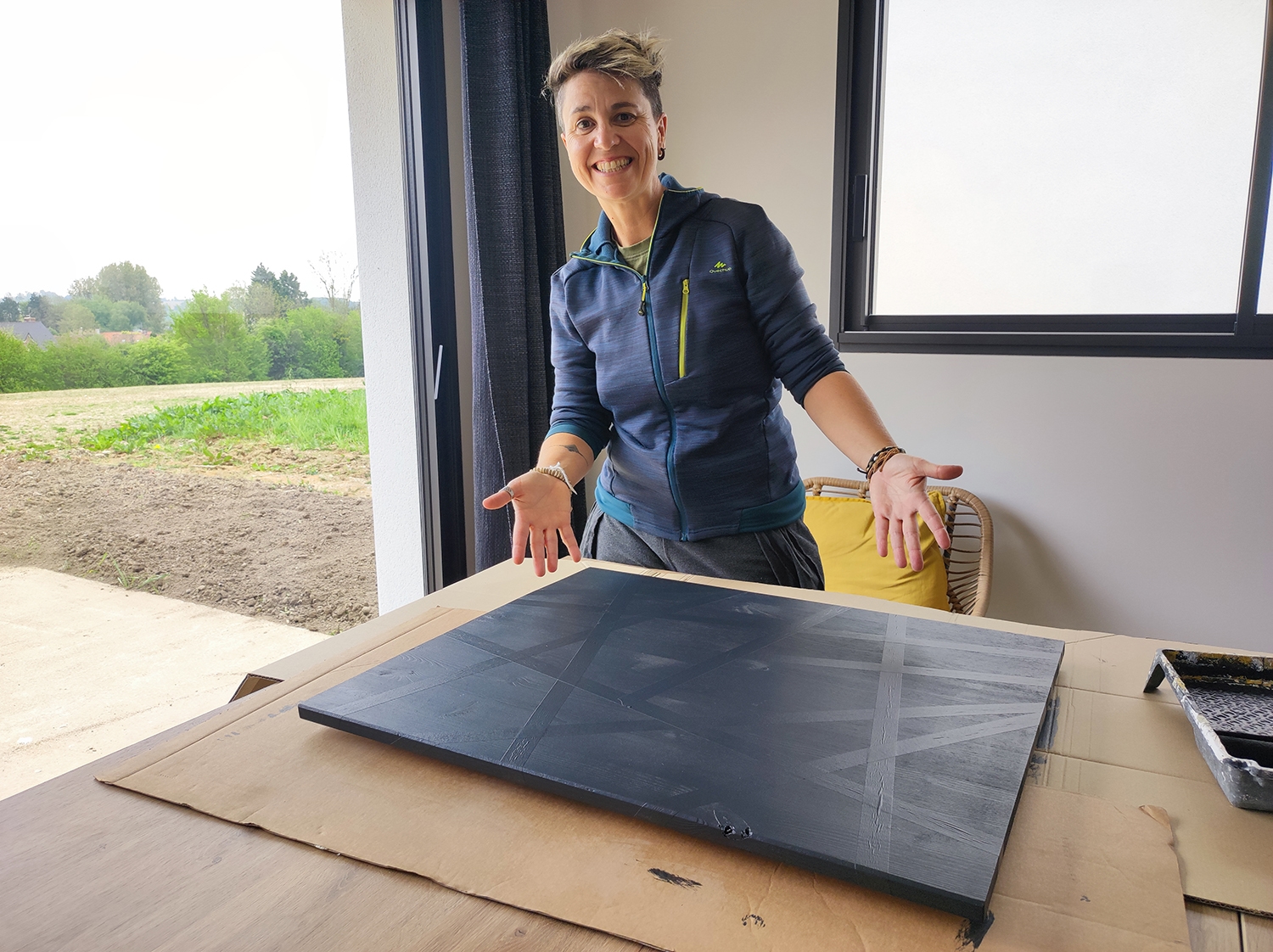 réalisation d'une table sur mesure