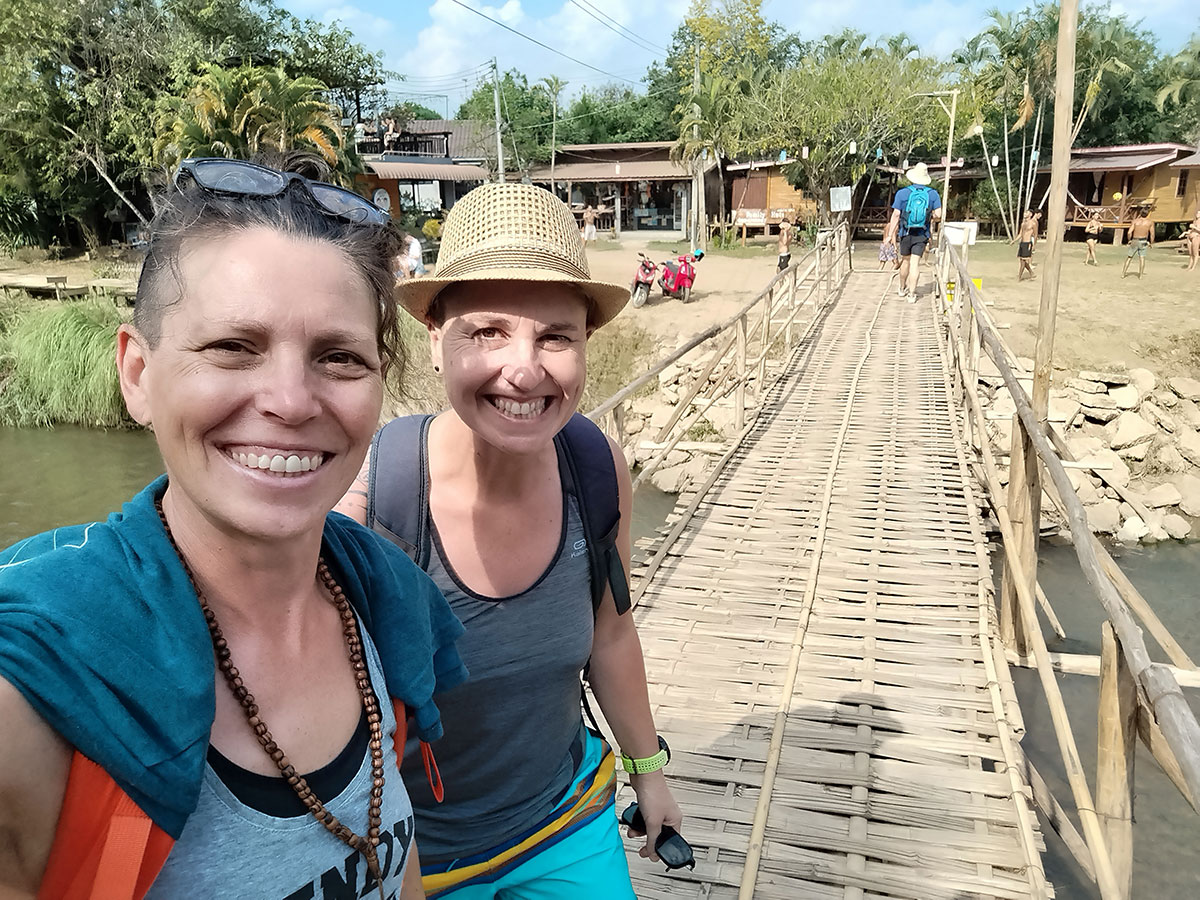 Paï -pont en bambou- Nord Thaïlande
