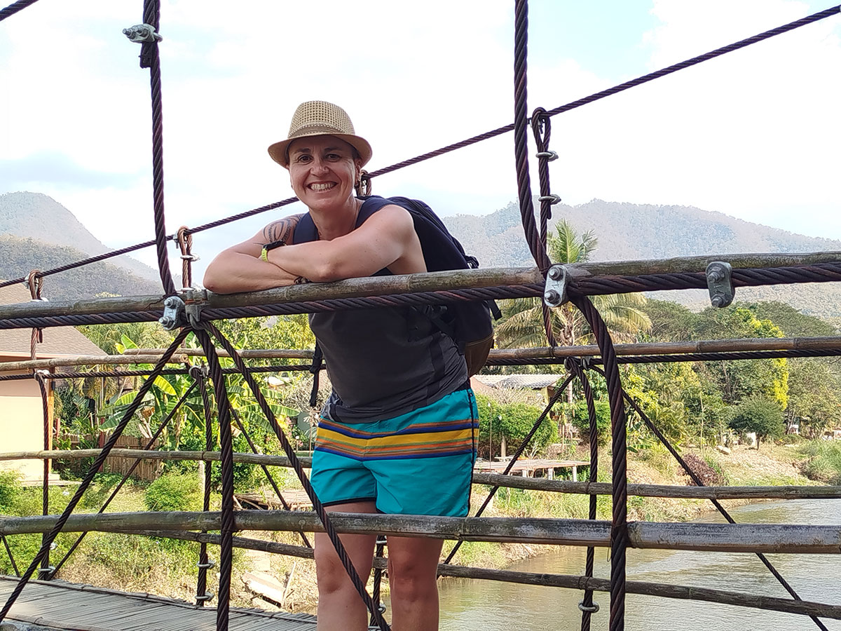 Paï -pont en bambou- Nord Thaïlande