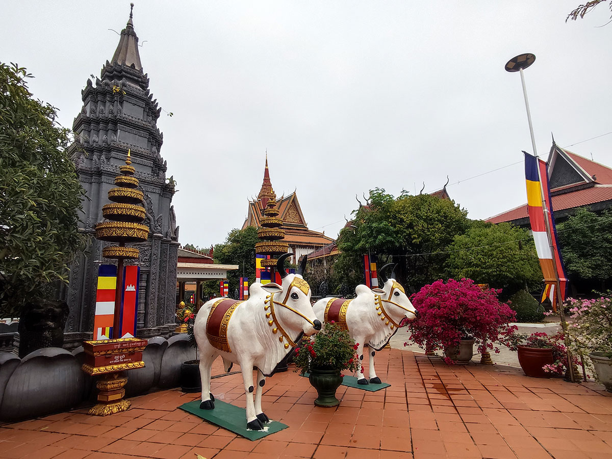 Pagode Preah Prohm Roath, Siem Reap, Cambodge Pagode Preah Prohm Roath, Siem Reap, Cambodge