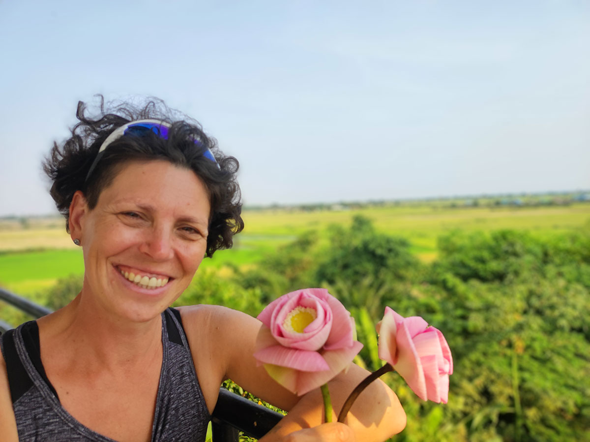 ferme de lotus Siem reap, Cambodge