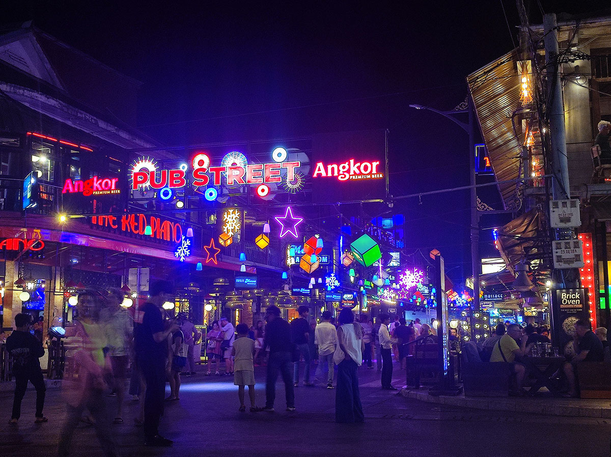 Pub Street, Siem Reap, Cambodge Pub Street, Siem Reap, Cambodge