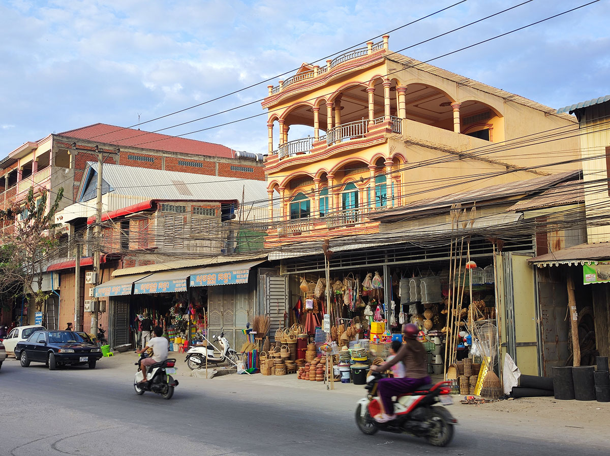 maisons coloniales de Battambang