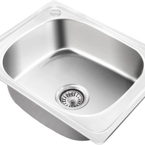 evier compact en inox pour van