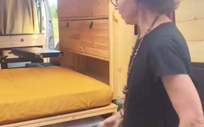 Aménagement du van Episode 2 : le lit de 190cm dans un trafic aménagé