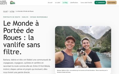 Interview dans les pages de Label Vanlife